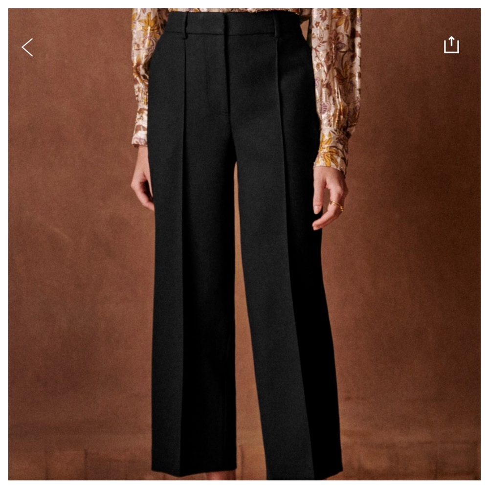 Sezane Corentin Trousers Noir. - Size 44